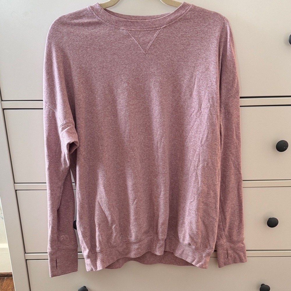 The Normal Brand Dusty Mauve Crewneck Sweater